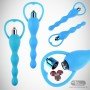 BLUE SILICONE ANAL VIBRATOR AD-029