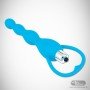 BLUE SILICONE ANAL VIBRATOR AD-029