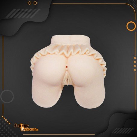 Silicone Mini Skirt Ass & Vagina Masturbator V2 BAV-019