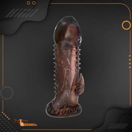 Ultra Flexible soft cock sleeve penis extender PES-017