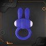 Kingfansion Mini Vibrating Rabbit Cock Ring (Blue) CR-017