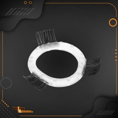Transparent Hair Finger Fun Function Cock Ring CR-009