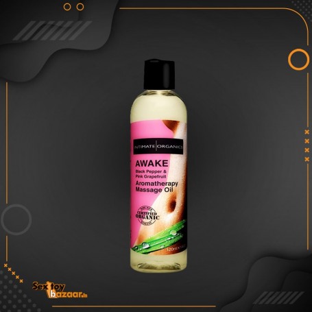 AWAKE AROMATHERAPY MASSAGE OIL - Black Pepper 120ml CGS-015