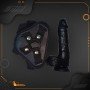 Strap On Dildo Harness with Big Black Dildo Vibrator SO-027