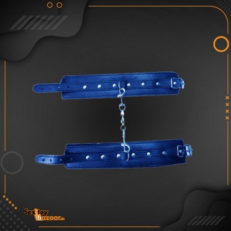 Premium Leather Naughty Nurse Wrist Cuffs Bondage Gear BDSM- 021