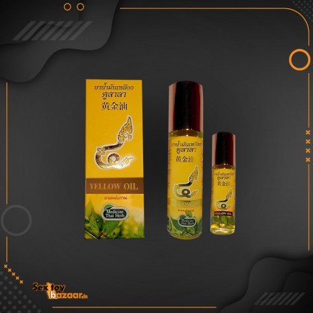 THAI HERBAL MASSAGE YELLOW OIL THP-001