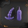 VIBRATING ANAL PLUG BEADS PROSTATE MASSAGER AD-028