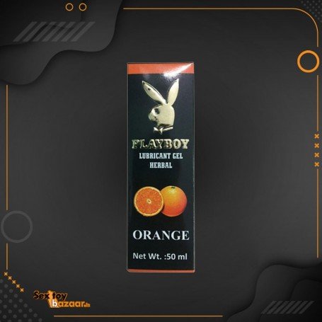 Playboy Lubricant Water Based Gel - Orange Flavoured CGS-033