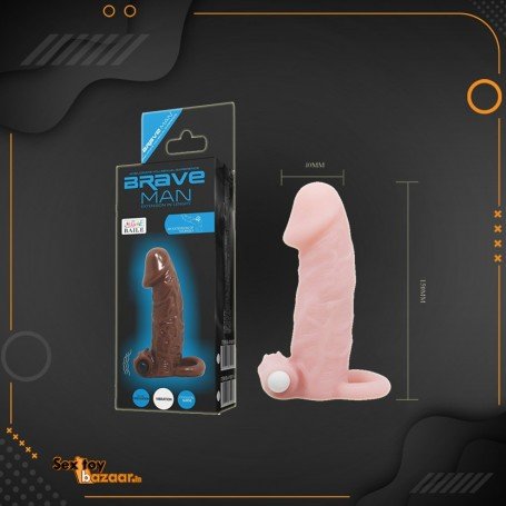 BRAVE MAN BAILE Vibration Penis Extension Sleeve V2 PES-025