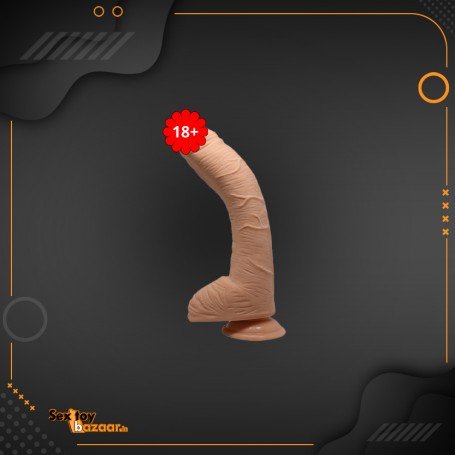 Realistic Non-vibrator with Round Balls and Suction Base RSNV-029