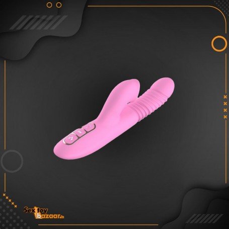 Heating 3 Layer Tongue Licking Toy Nipple Sucking Clitoris Stimulate Vibrator RV-003